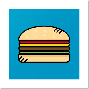 Hamburguer - Icon Posters and Art